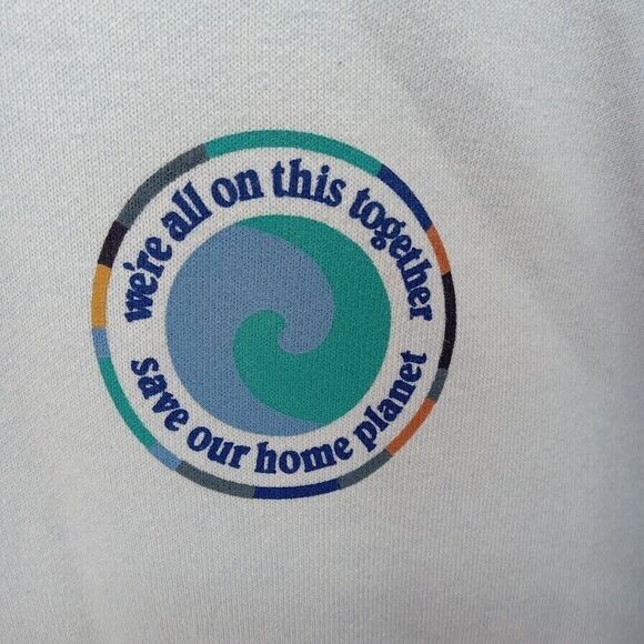 Patagonia Sweatshirt Chilled Blue Unity Fitz Uprisal Fleece Hoody Mens Size XL - Picture 5 of 5